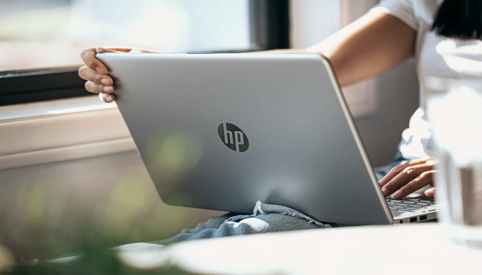 An undated image of a HP laptop. — Canva