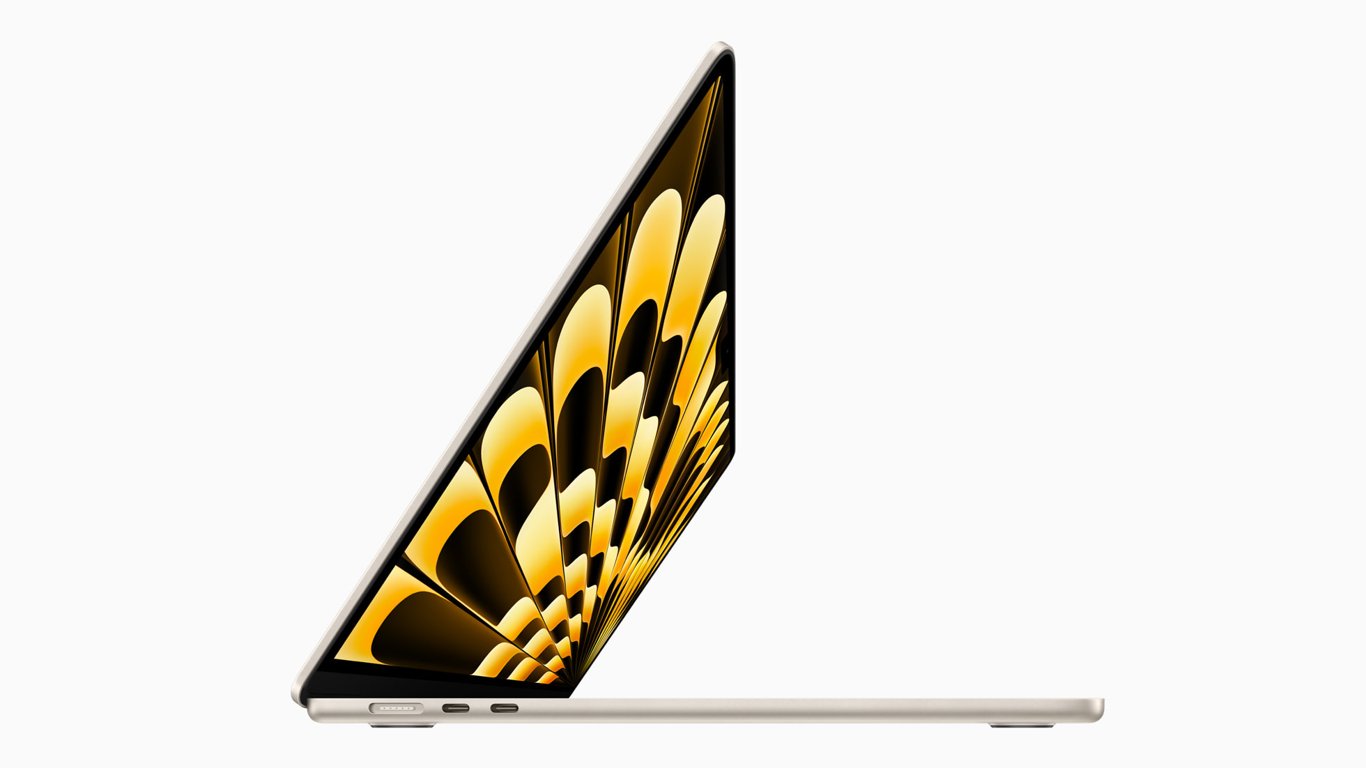 The image shows MacBook Air. — Apple