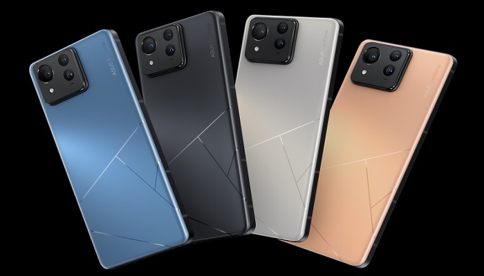 The image shows the Asus Zenfone 11 Ultra in four different colours. — ASUS