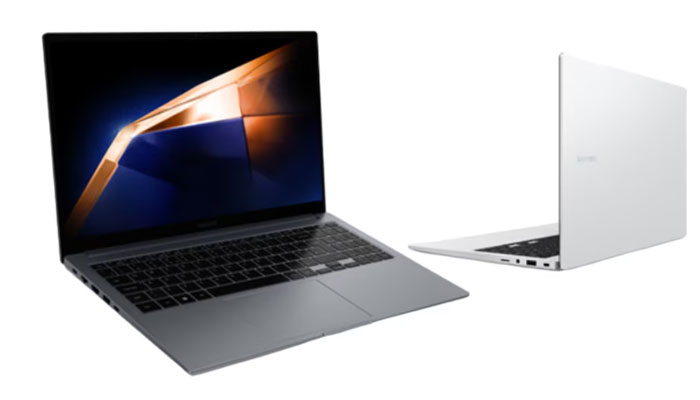 An undated image of Galaxy Book 4 Pro and Pro 360 models. — Samsung