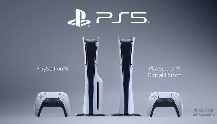 An undated image showcasing Playstation 5 console. — Playstation