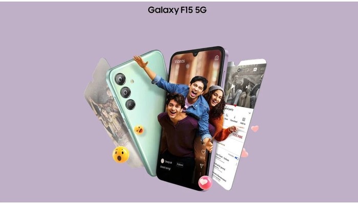 An undated image of Samsung Galaxy F15 5G. — Samsung