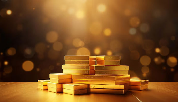 An undated image of gold bars. — Freepik