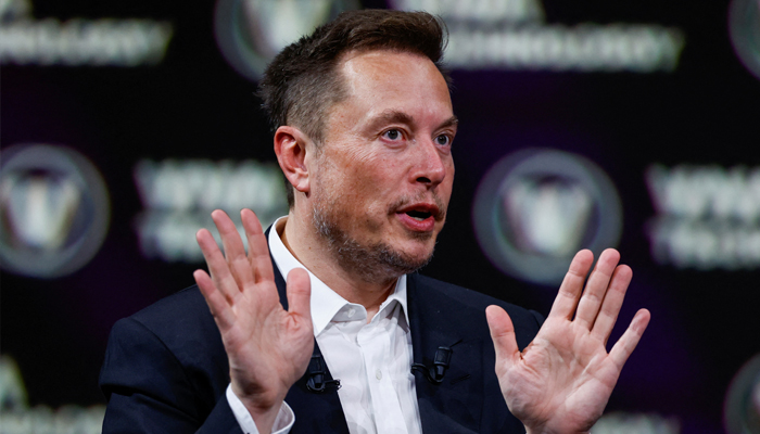 An undated image of Elon Musk in an event. — Reuters