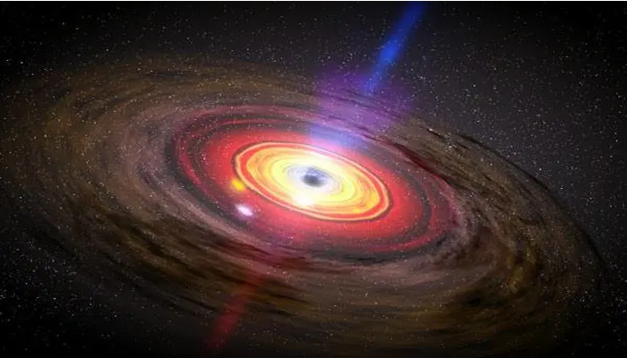 An undated image of  Black Hole. — NASA