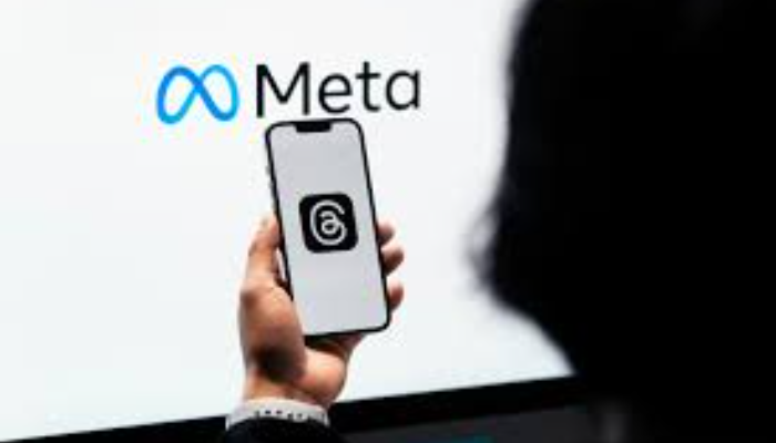 An undated image of the logo of Meta-owned Threads displayed on a smartphone. — Pexels/File