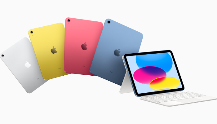 An undated image of Apple iPads. — Apple