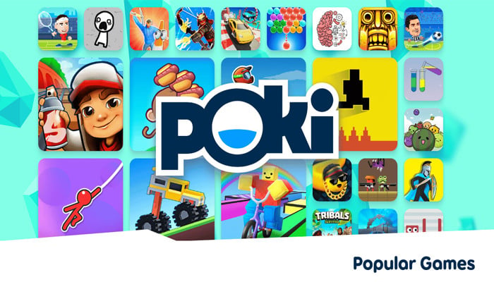 An undated image of Poki Games. — Poki
