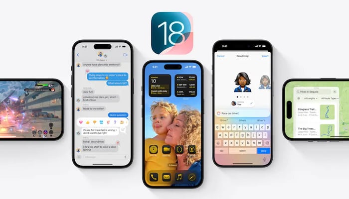 An undated image of iOS 18. — Apple