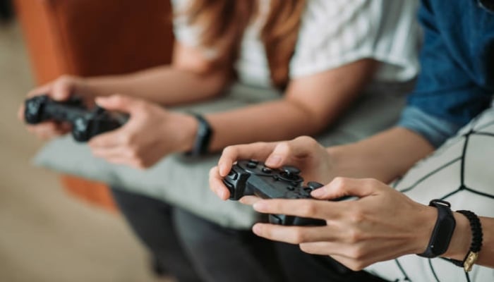 An undated image of two gaming controllers. — iStock