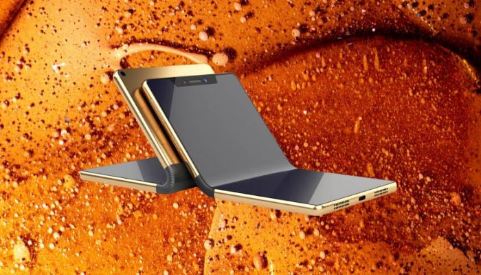 An undated image of a foldable phone. — iStock/Canva
