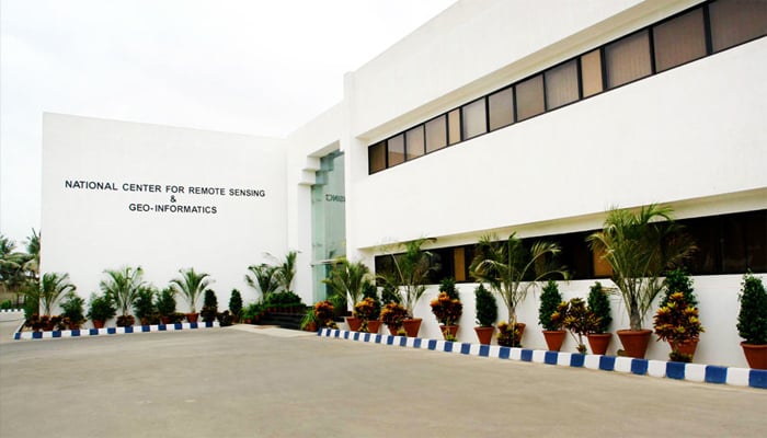 An undated image of National Center For Remote Sensing & Geo-Informatics. — SUPARCO