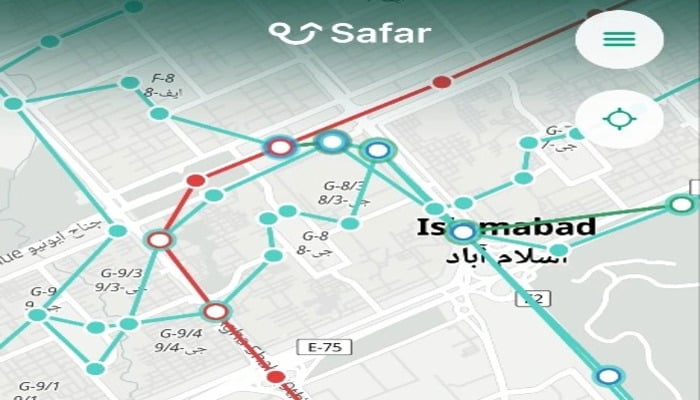 An undated image of Safar app. — Supplied