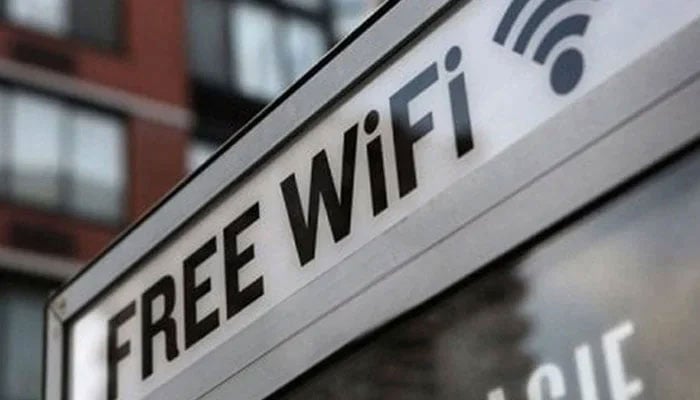 A representational image showing a sign that reads Free Wi-Fi. — AFP