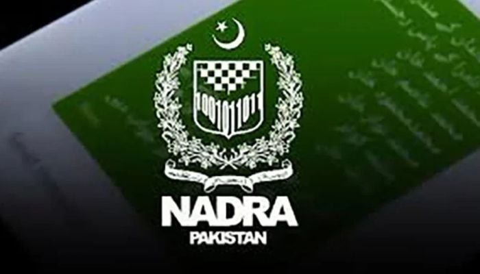 An undated image of NADRA logo. — APP