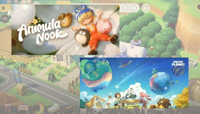 An undated image of Animal Nook and Petit Planet. — Steam/Gematsu/Canva