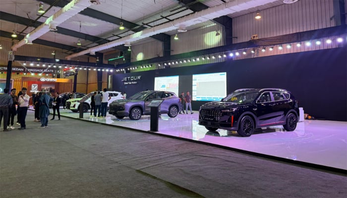 An undated image of PakWheels New Wheels Expo 2025. — PakWheels