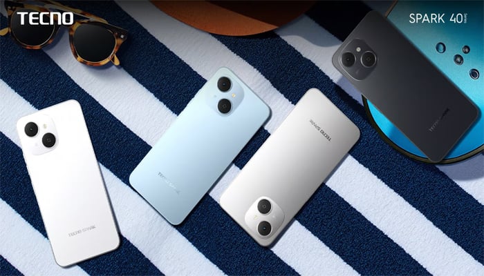 An undated image of Tecno Spark 40C. — Tecno Pakistan