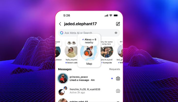 An image of Metas Instagram Map feature. — Supplied/Canva