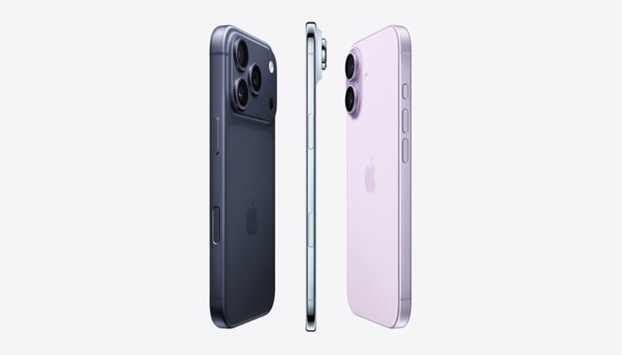 An undated image of iPhone 17 series. — Apple Pakistan