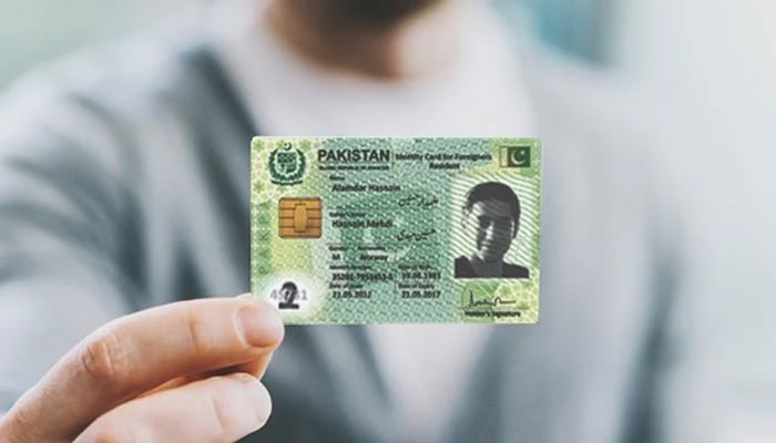 An undated image of Pakistans Smart ID card. — NADRA