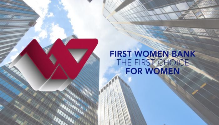 An undated image of First Women Bank logo. — FWBL/Canva