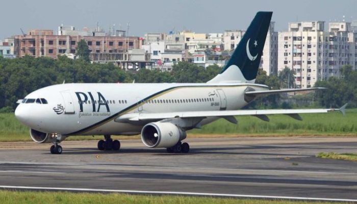 An undated image of a PIA plane. — APP