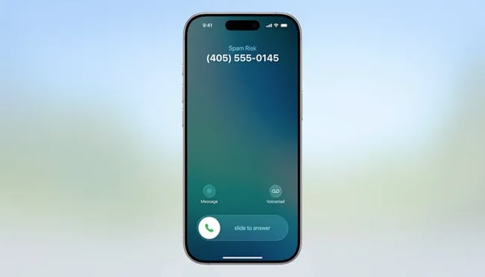 An undated image shows a phone call on iPhone. — Apple