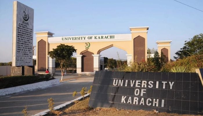 An undated image of the University of Karachi. — Facebook/@University of Karachi