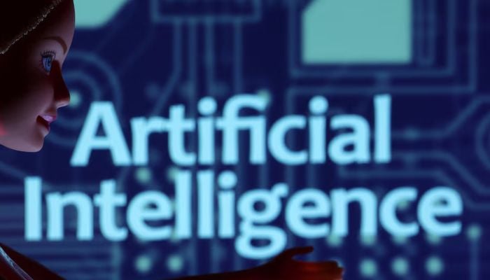 A image of Artificial Intelligence words are seen in this illustration taken March 31, 2023. — Reuters