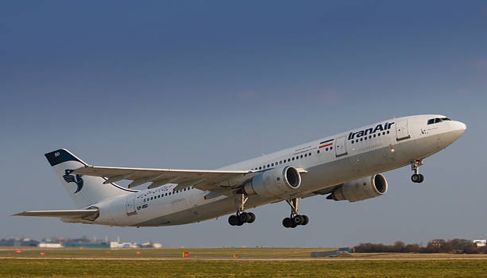 An undated image of Iran Air plane. — iStock