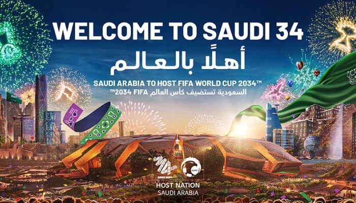 An undated image of Saudi Arabia FIFA World Cup 2034 poster. — Saudi Arabia FIFA World Cup 2034