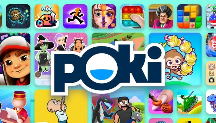 An undated image of Poki games poster. — Poki