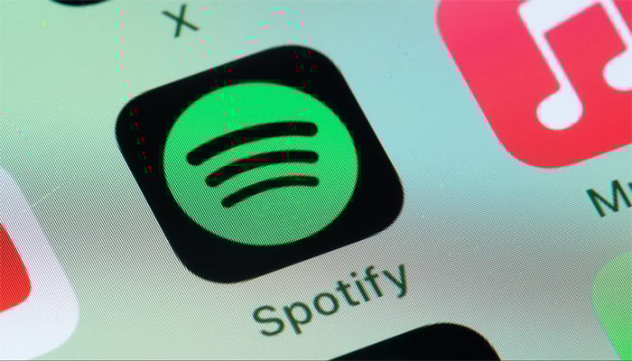 An undated image of Spotify. — Getty Images