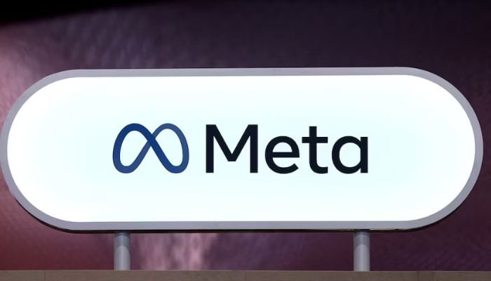 An image of a logo of Meta is seen at the Porte de Versailles exhibition centre in Paris, France, on June 11, 2025. — Reuters