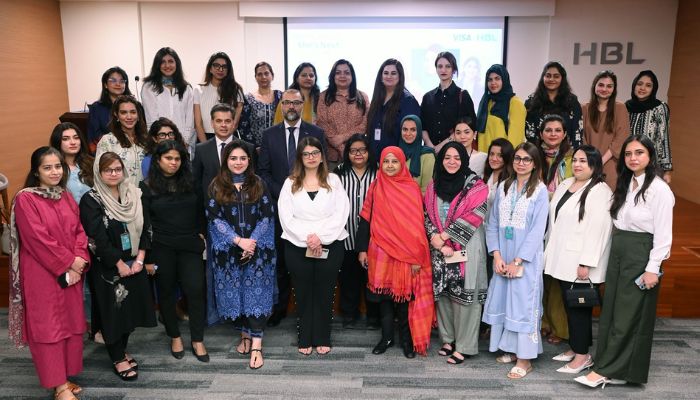 An image of the women entrepreneurs at the launch of the Shes Next 2025 programme. — HBL