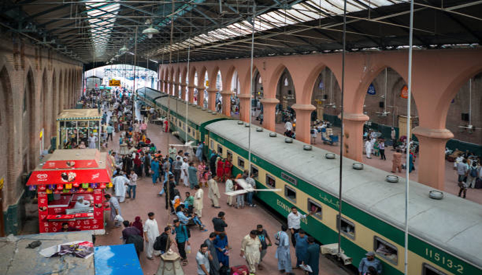 An undated image of Railway Station Lahore. — iStock