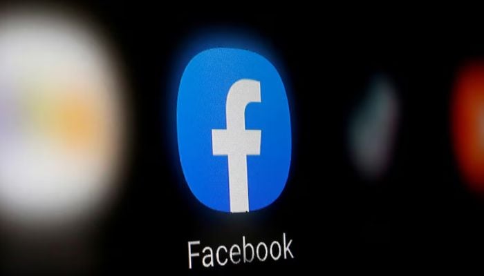 An image of a Facebook logo is displayed on a smartphone in this illustration taken on January 6, 2020. — Reuters
