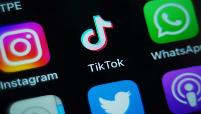 An undated image shows TikTok logo. — Getty Images