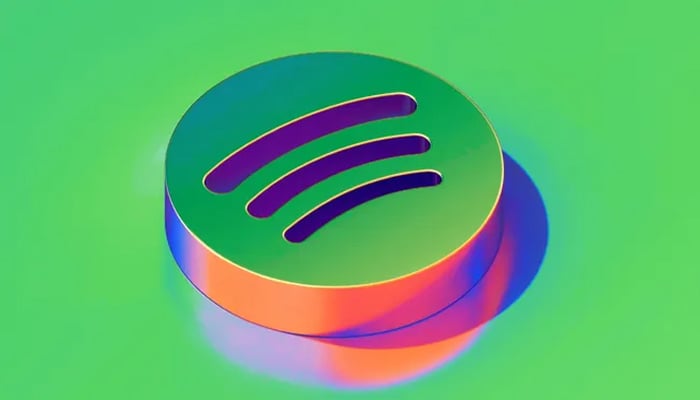 An illustration shows Spotify logo. — Shutterstock
