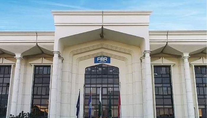 An image of the Federal Board of Revenue (FBR) building. — X/@FBRSpokesperson