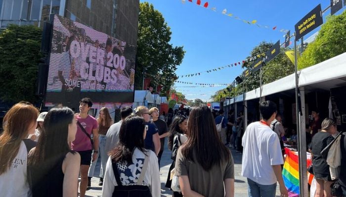 An image of students during orientation week at the University of Sydney on February 15, 2023. — Reuters