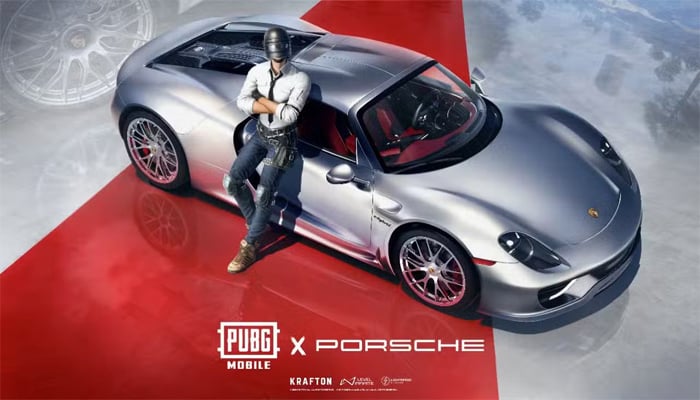 An undated image of PUBG Mobile x Porsche partnership post. — PUBG: BATTLEGROUNDS