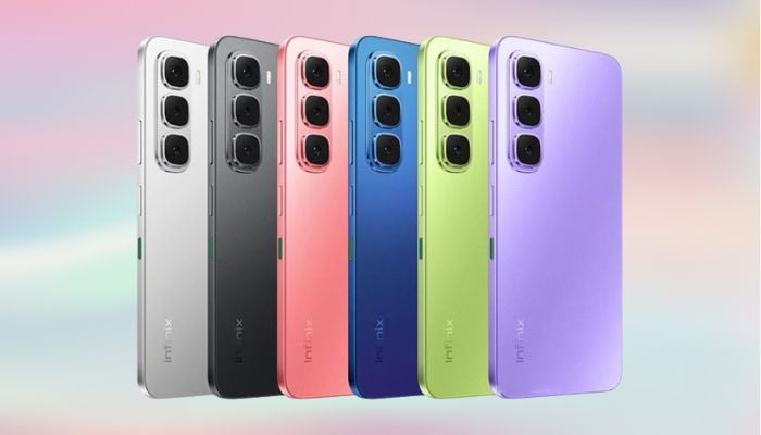 An undated image of Infinix Hot 60i variants. — Infinix