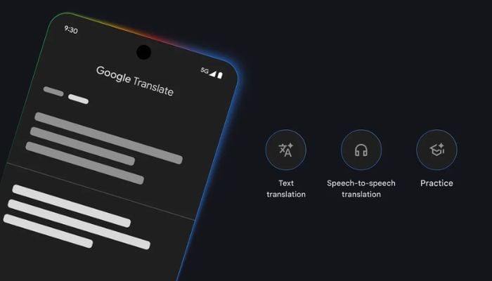 An undated image of Google Translate. — Google Blog