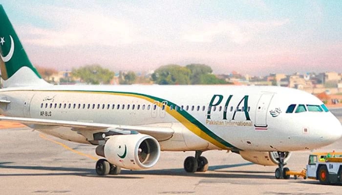 An undated image of the PIA plane. — PIA