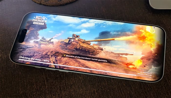 An undated image shows a game on iPhone 17 Pro Max. — Shutterstock
