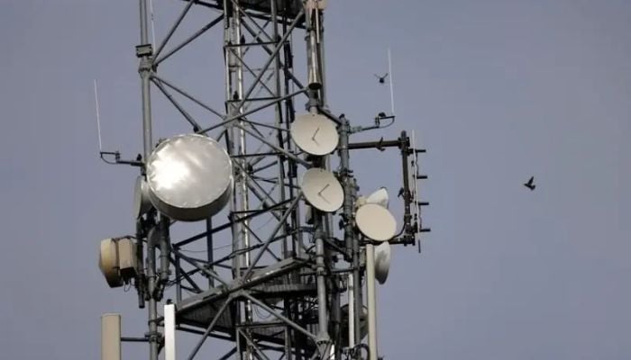 An undated image shows mobile tower. — Reuters