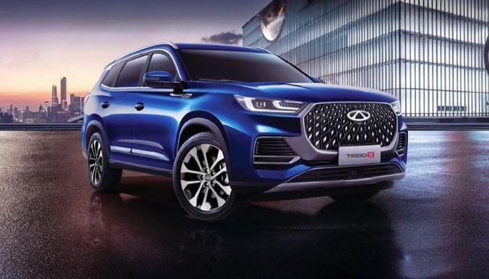 An undated image of Chery Tiggo 8 PHEV. — Chery Pakistan