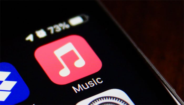 An undated image of Apple Music. — Getty Images